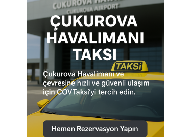 Çukurova Havalimanı Mersin Taksi